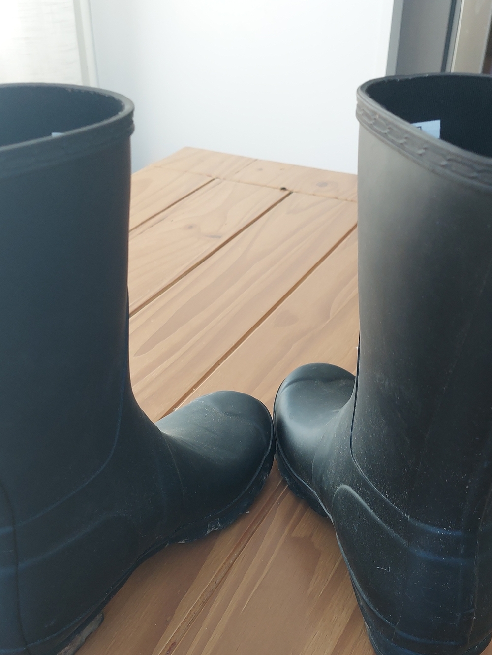 Hunter Black Womens Mid-Calf Waterproof Rain Boots Size 7 - Picture 4 of 5